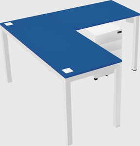 L-shaped desk