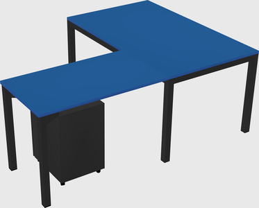 L-shaped desk