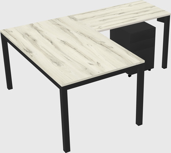 L-shaped desk