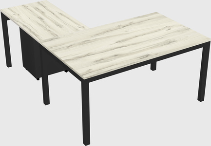 L-shaped desk