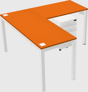 L-shaped desk
