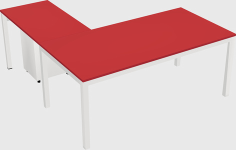 L-shaped desk
