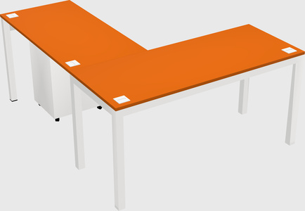 L-shaped desk