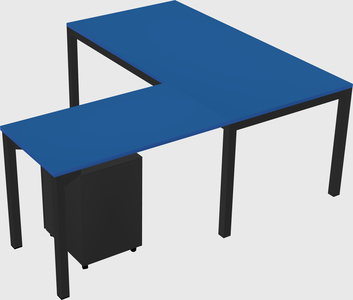 L-shaped desk