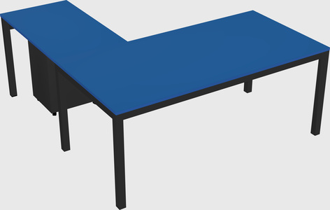 L-shaped desk