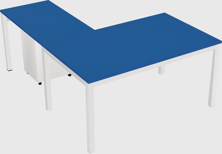 L-shaped desk