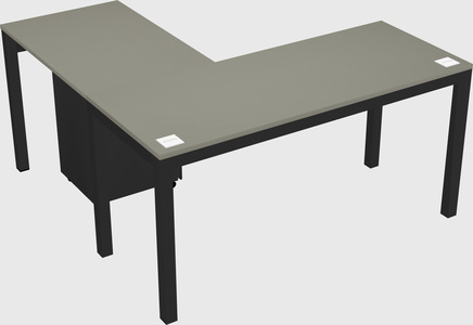 L-shaped desk