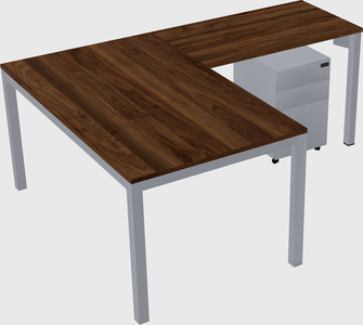 L-shaped desk