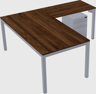 L-shaped desk