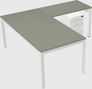 L-shaped desk