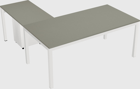 L-shaped desk