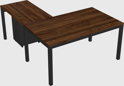 L-shaped desk