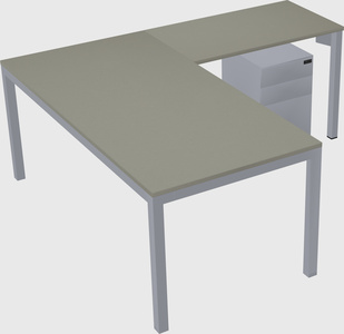 L-shaped desk