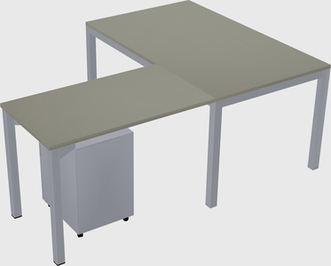 L-shaped desk