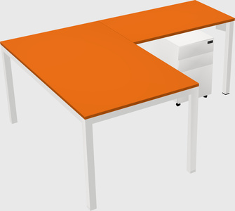 L-shaped desk