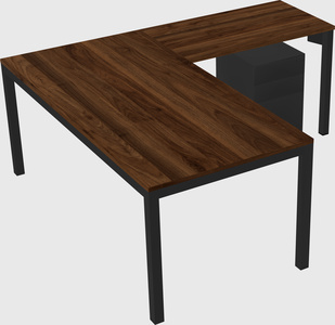 L-shaped desk