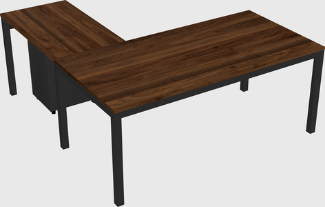 L-shaped desk