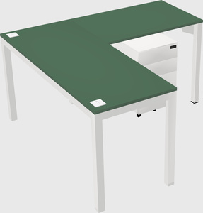 L-shaped desk