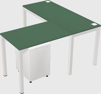 L-shaped desk