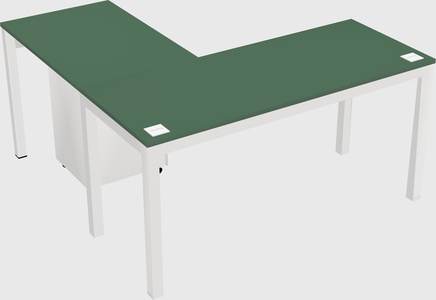 L-shaped desk