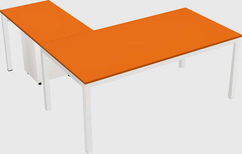 L-shaped desk