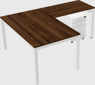 L-shaped desk