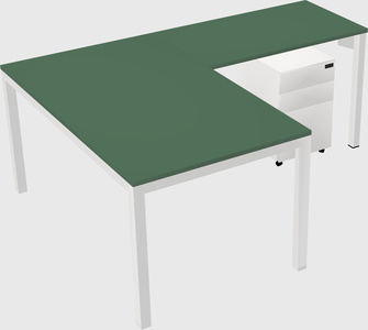 L-shaped desk