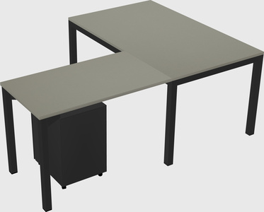 L-shaped desk