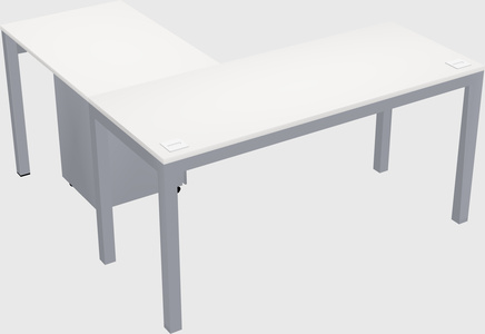 L-shaped desk