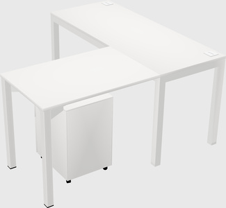 L-shaped desk