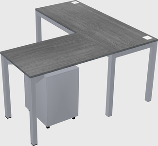 L-shaped desk