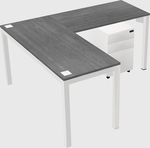 L-shaped desk