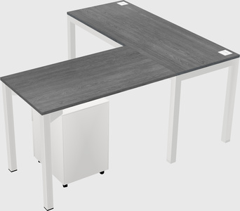 L-shaped desk
