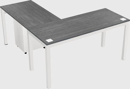 L-shaped desk