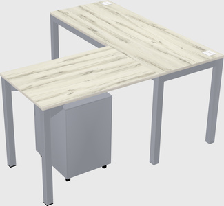 L-shaped desk