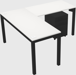 L-shaped desk