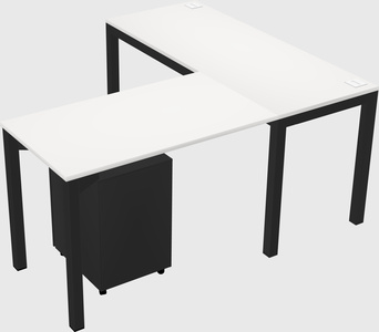 L-shaped desk