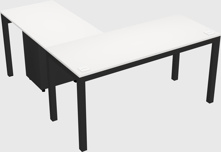 L-shaped desk