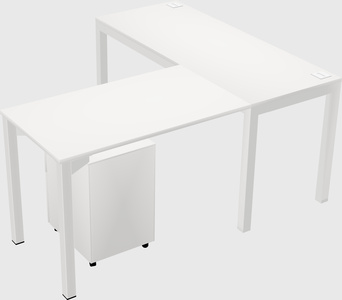 L-shaped desk