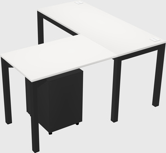 L-shaped desk