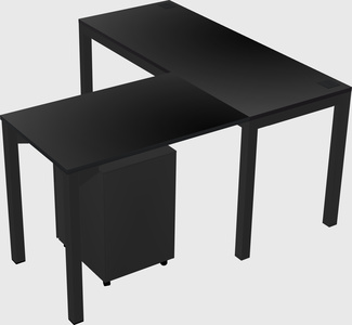 L-shaped desk