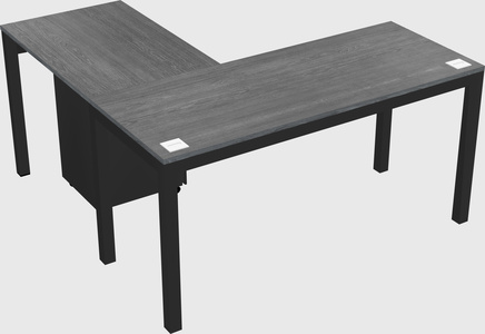 L-shaped desk