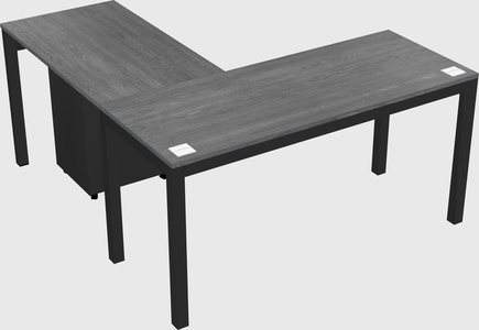 L-shaped desk