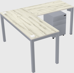 L-shaped desk