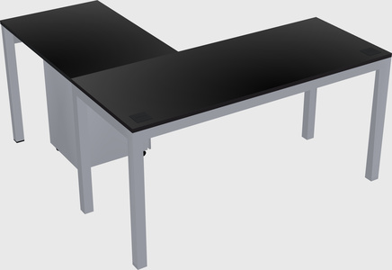 L-shaped desk