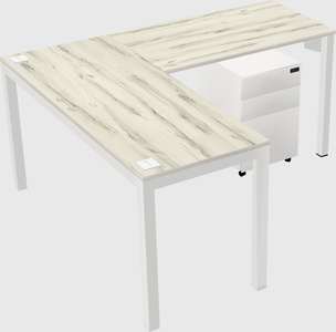 L-shaped desk