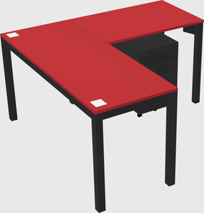 L-shaped desk
