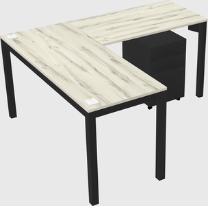 L-shaped desk