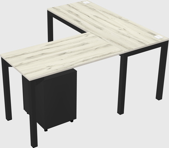 L-shaped desk