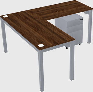 L-shaped desk
